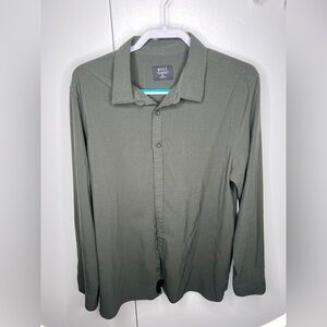 BYLT Vista Long Sleeve Button Down – Men’s XL – Green (Dark)